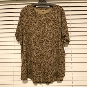NWT - Old Navy Luxe Leopard Print Swing Shirt